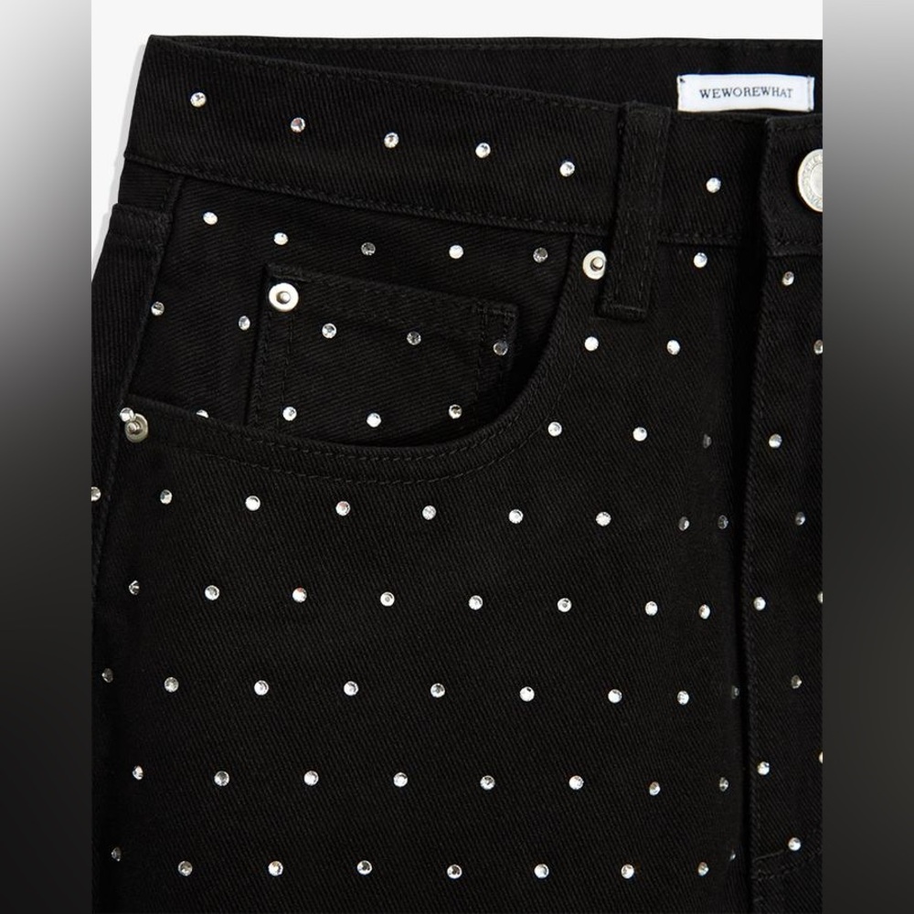 WeWoreWhat Rhinestone Jeans - Picture 5 of 10